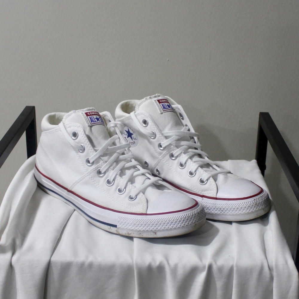 Converse Chuck Taylor All Star Malden Street – White/Red/Blue / Women’s 10 - Picture 2 of 10